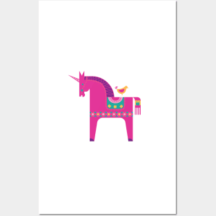 Fairy Tale in Magenta + Teal Posters and Art